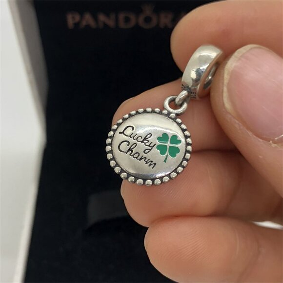 ✨🔥Pandora Ireland Charm Four-leaf Clover Charm Lucky Charm - Picture 3 of 6